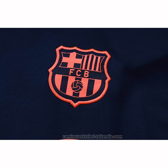 Chandal del Barcelona Manga Corta 25/26 Azul Rosa - Pantalon Corto